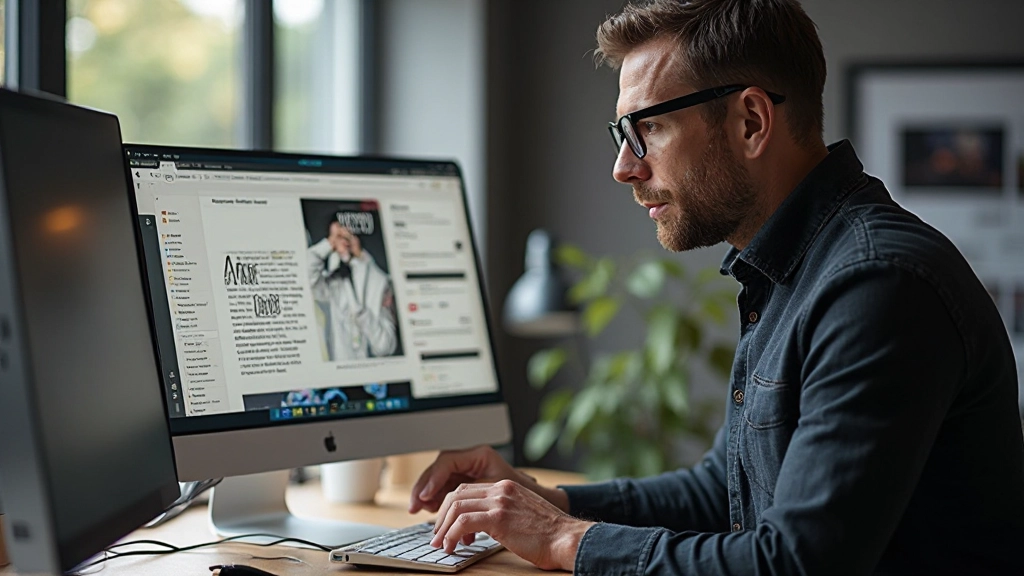 Typografische hiërarchie demonstratie met verschillende lettergroottes en gewichten